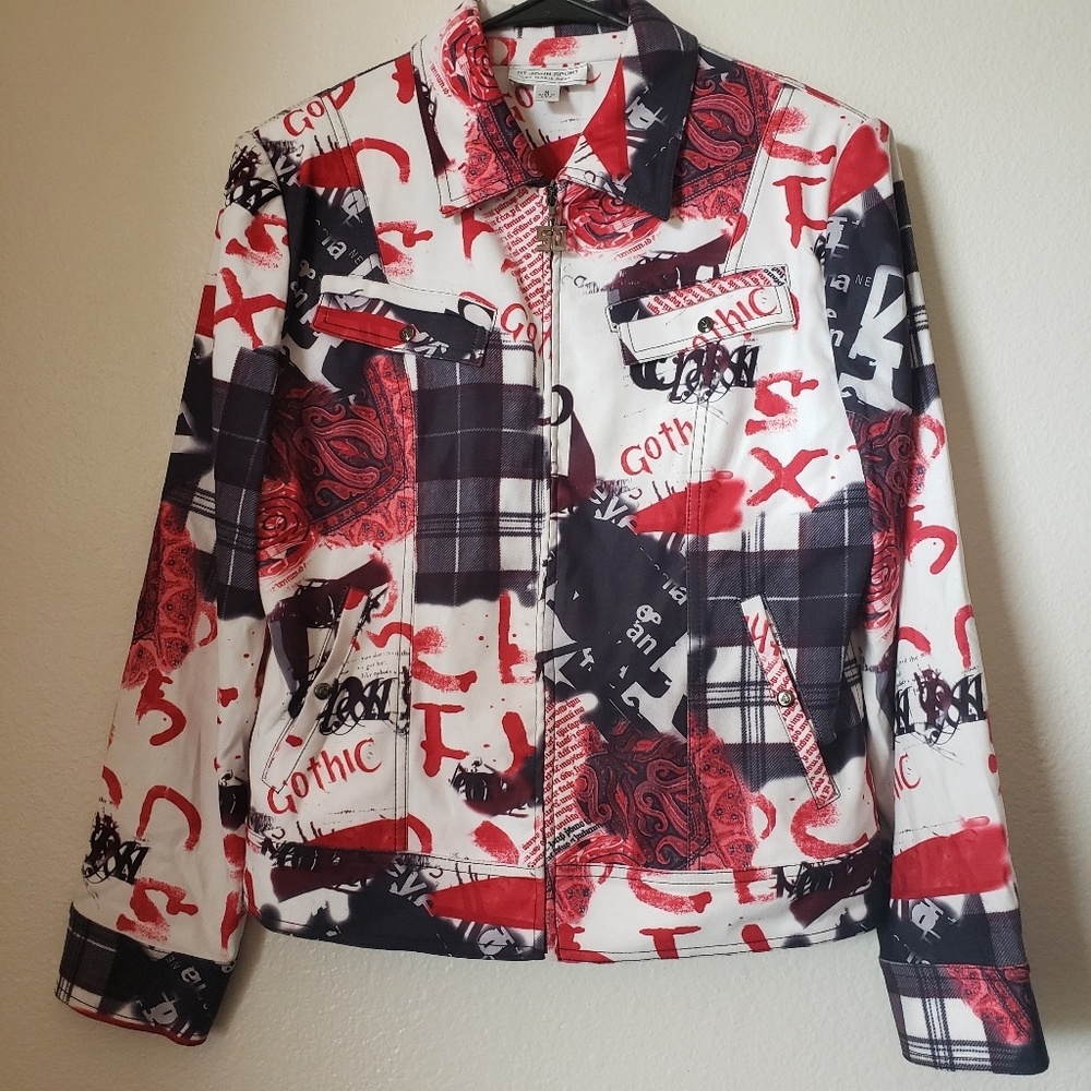 St. John Sport Medium Gothic print jacket